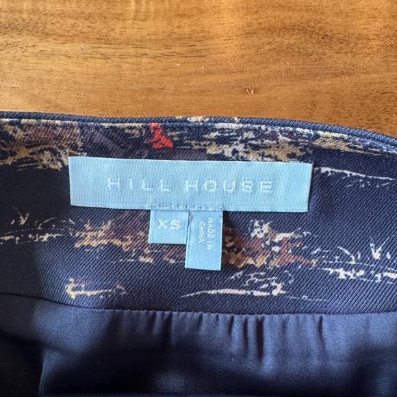 Hill House Navy A-Line Skirt with Scenic Print - Picture 6 of 9